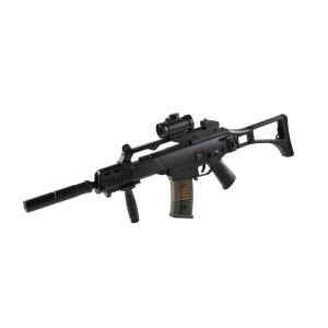 Replika karabinek ASG HecklerKoch G36C metalowa lufa 6 mm