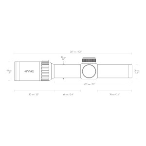 Luneta celownicza Hawke Vantage 30 1-8x24 IR Circle Dot
