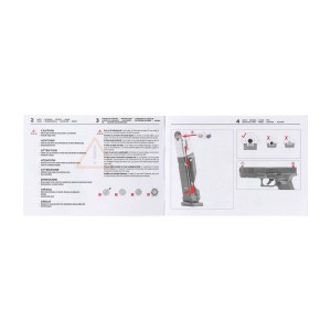 Pistolet na kule gumowe Glock Gen 5 T4E .43 CO2 coyote, zestaw