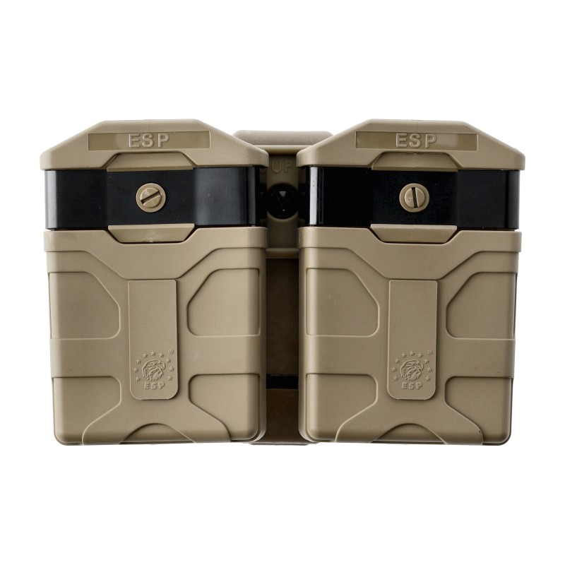 Podwójna ładownica ESP MH-MH-14-AR15 na magazynki AR-15 z klipsem UBC-02 Khaki