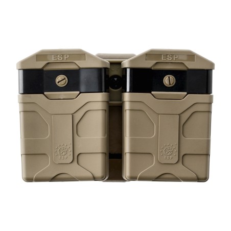 Podwójna ładownica ESP MH-MH-14-AR15 na magazynki AR-15 z klipsem UBC-02 Khaki