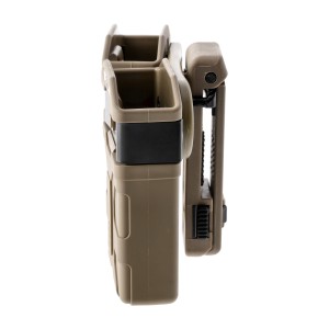 Podwójna ładownica ESP MH-MH-14-AR15 na magazynki AR-15 z klipsem UBC-02 Khaki