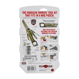 Multitool do pistoletów Real Avid The Pistol Tool 19 funkcji brązowy AVPSTL