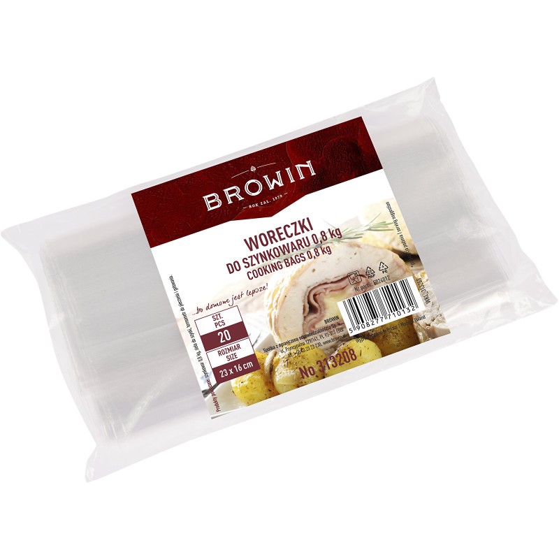 Woreczki foliowe do szynkowaru 3 kg 20 szt