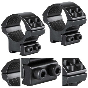Montaż lunety Hawke Match niski 1" Dovetail na szynę 11 mm