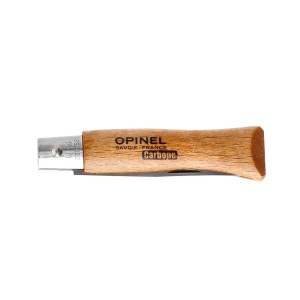Nóż składany Opinel 4 carbon buk