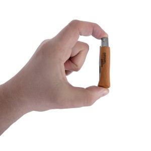 Nóż składany Opinel 4 carbon buk