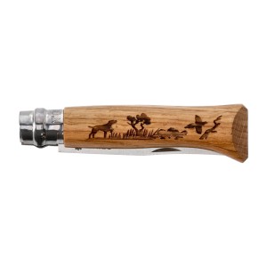 Nóż składany Opinel 8 inox dąb seria Animal - pies