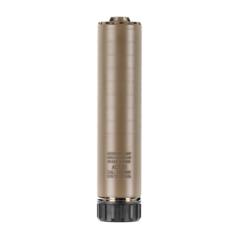 Tłumik do broni Acheron ACS E1 HexaLug 7,62 FDE