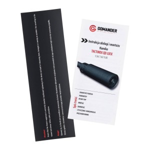 Tłumik Gomander Tactinox QD-LOCK L 5,56 M26x1,5 FDE