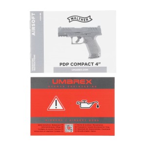 Replika pistolet ASG Walther PDP Compact 4" Set 6 mm BB CO2 2 J