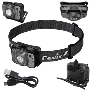 Latarka czołowa Fenix HL12R V2.0 ciemnoszara