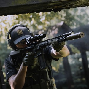 Tłumik Gomander Tactinox QD-LOCK L 5,56 M26x1,5 FDE