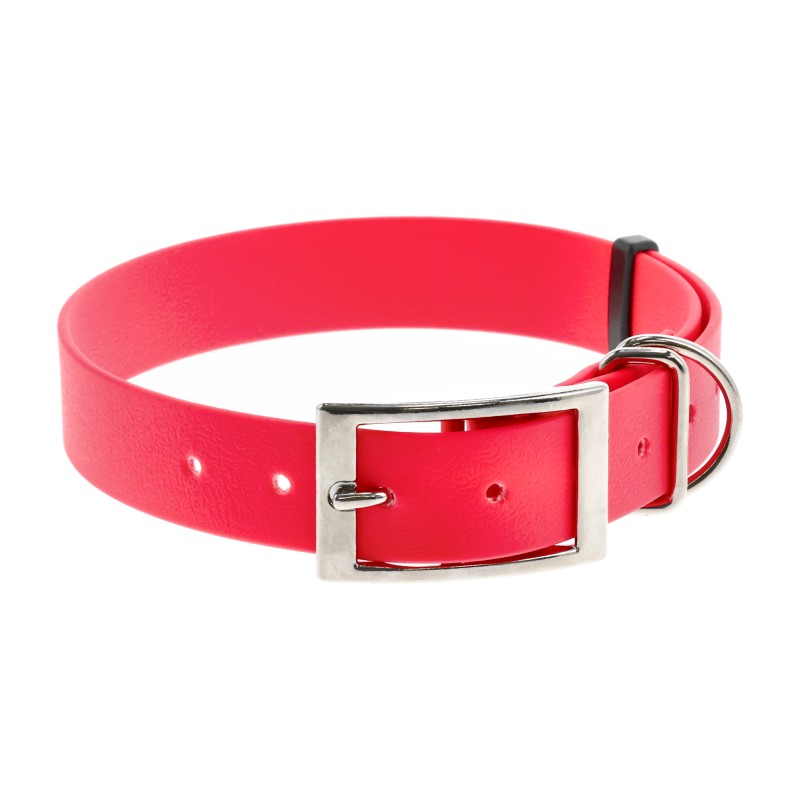 Obroża BioThane 4wild 25mm 38-52 cm różowa