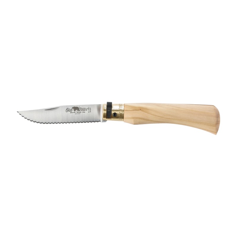 Nóż składany Antonini Old Bear Classical Wavy 190 mm - olive
