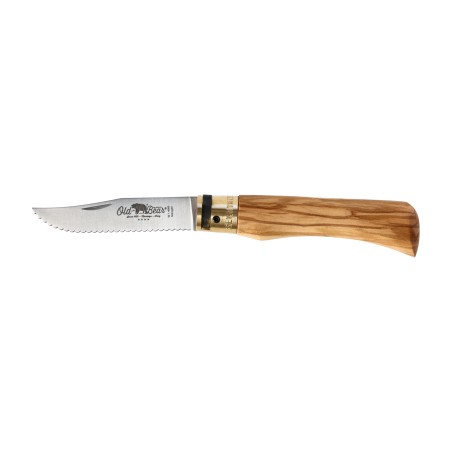 Nóż składany Antonini Old Bear Classical Wavy 210 mm - olive