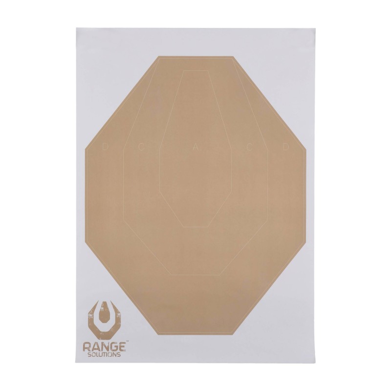 Tarcza strzelecka Range Solutions papierowa IPSC, 50 szt.