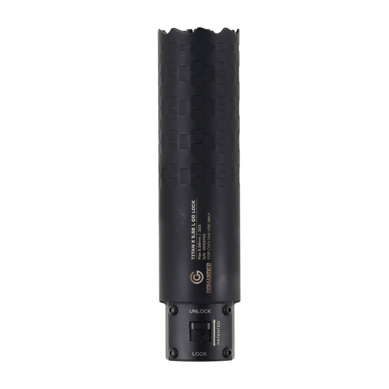 Tłumik Gomander Titan X QD-LOCK L 5,56 M26x1,5 Czarny