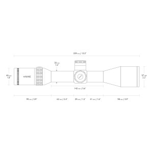 Luneta celownicza Hawke SideWinder 30 4-16x50 SF FFP MOA