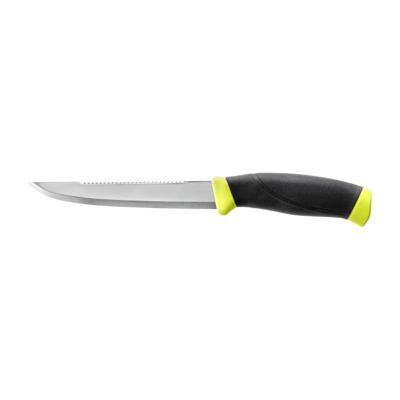 Nóż Morakniv Fishing Comfort Scaler 150 z ząbkami stal nierdzewna