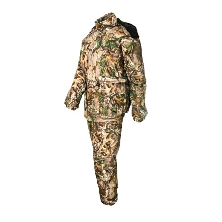 Komplet  myśliwski  HUNTER  OCIEPLACZ  NA  AMBONĘ  CAMO  LEŚNY bardzo ciepły do - 30 C