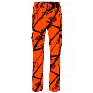 Komplet  myśliwski  HUNTER  softshell  kamuflaż  orange  na  polowania  zbiorowe