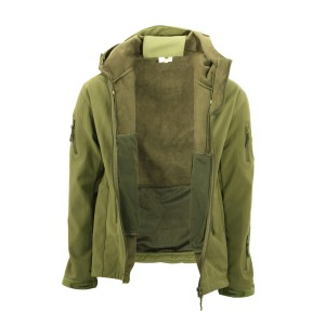 Komplet  myśliwski  HUNTER  softshell  oliwka  wodoodporny