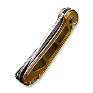 Nóż CIVIVI Button Lock Elementum II Ultem Amber