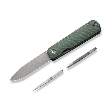 Nóż CIVIVI Sendy Micarta Green C21004A-1