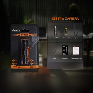 Latarka LED Fenix E12 V3.0