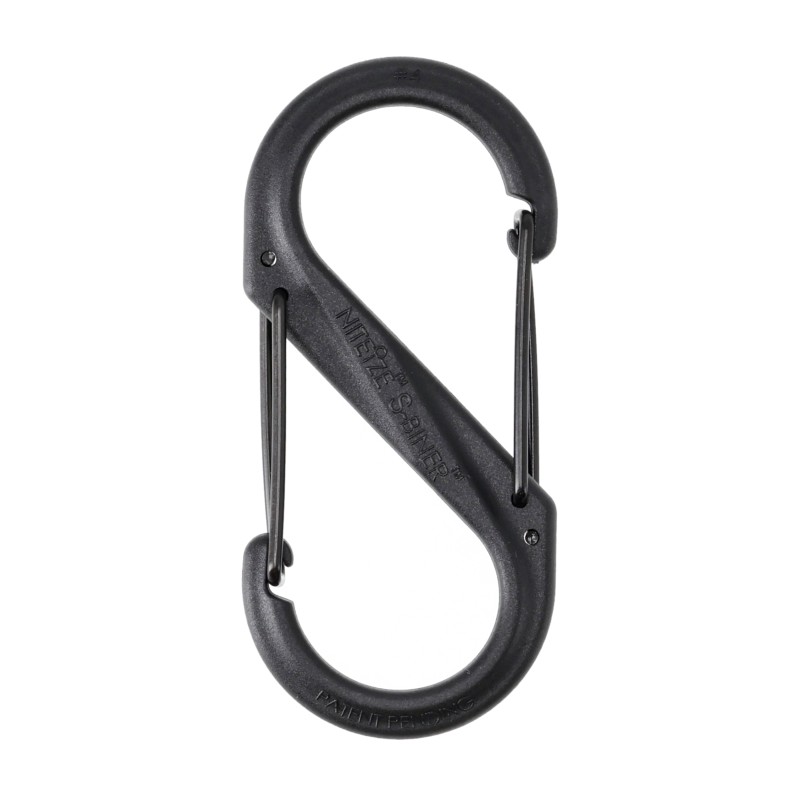 Polimerowy karabinek Nite Ize S-Biner 4 Black Gate czarny