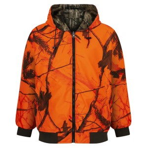 Kurtka  myśliwska  HUNTER  dwustronna  kamuflaż  orange