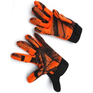 Rękawiczki  myśliwskie  HUNTER  strzeleckie  ,  myśliwskie  ,miękkie  w  kamuflażu  orange
