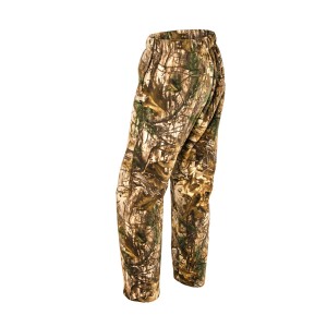 Spodnie  myśliwskie  HUNTER  z  polaru  kamuflaż  leśny  real  camo