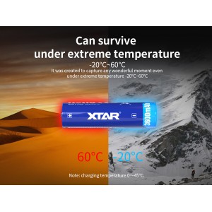 Akumulatorek Xtar ICR18650 Li-Ion 3,6V 3600 mAh