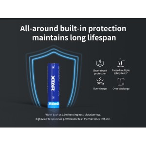 Akumulatorek Xtar ICR18650 Li-Ion 3,6V 3600 mAh