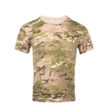 Koszulka myśliwska HUNTER T-shirt, dziecięca Camo CP bawełna