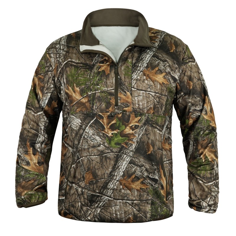 BLUZA MYŚLIWSKA HUNTER, uniwersalna, miękka ,ciepła ,oddychająca w kamuflażu