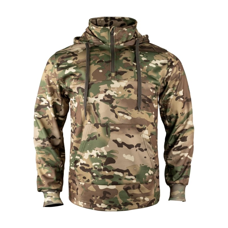 BLUZA MYŚLIWSKA HUNTER, uniwersalna, kangurek miękka ,ciepła ,oddychająca w kamuflażu