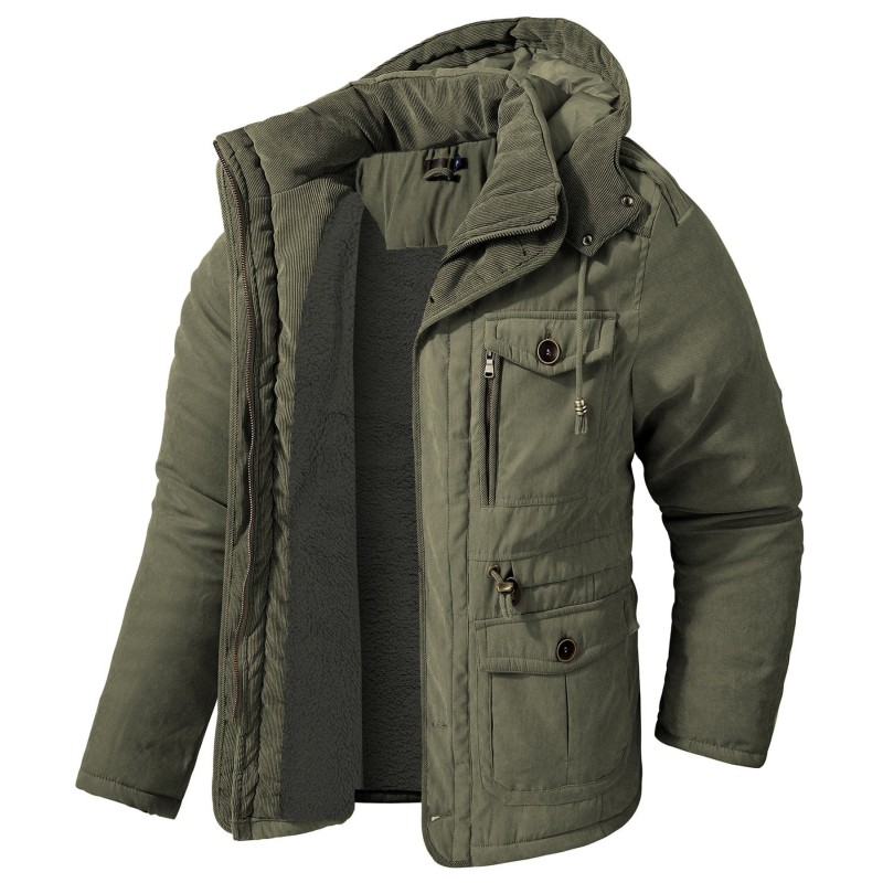 KURTKA MYŚLIWSKA HUNTER elegancka parka, dla myśliwego oliwkowa