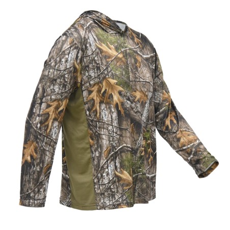 BLUZA MYŚLIWSKA HUNTER cienka ,koszulka Loogu w kamuflażu z kapturem