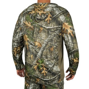 BLUZA MYŚLIWSKA HUNTER cienka ,koszulka Loogu w kamuflażu z kapturem