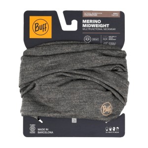 Chusta wielofunkcyjna Buff Midweight Merino Wool - solid bark