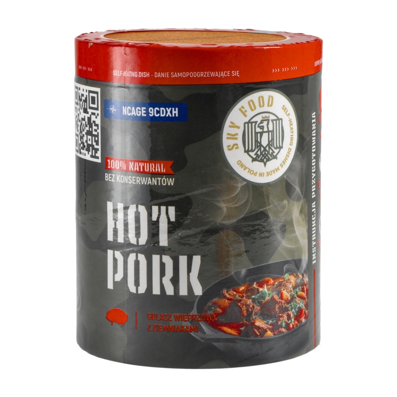 Danie samopodgrzewające SKYFOOD Gulasz wieprzowy z ziemniakami 400 g