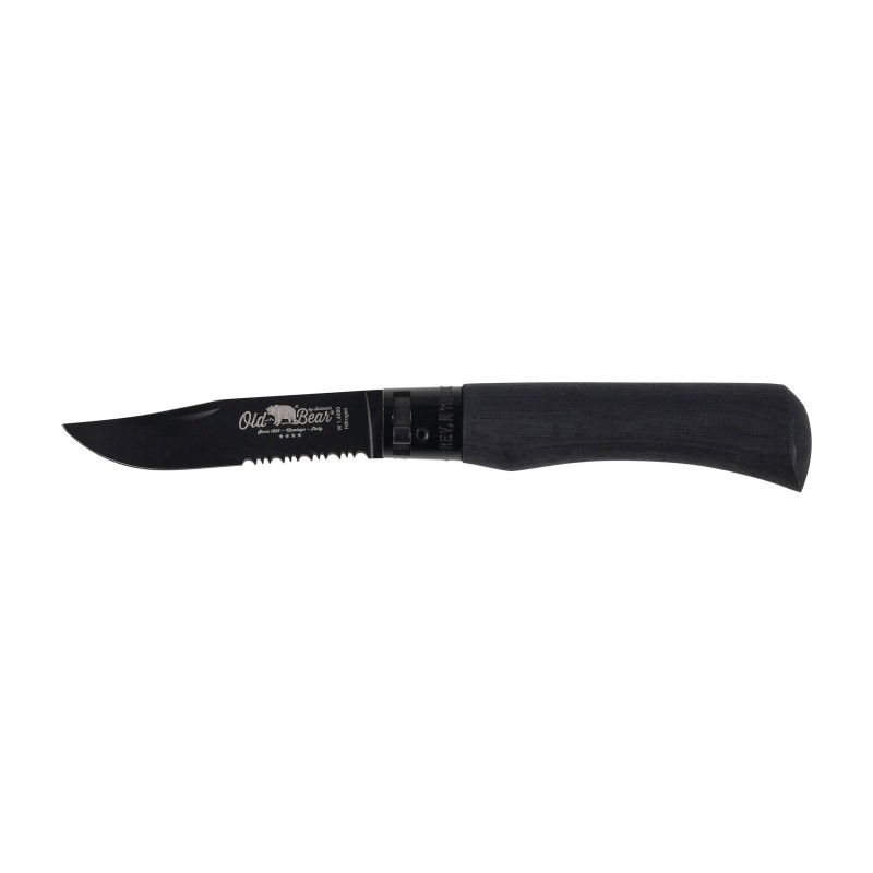 Nóż składany Antonini Old Bear Total Black Combo 210 mm czarny