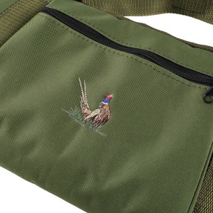 Pokrowiec Forsport na automat/strzelbę K2 01 1,44m, kolor oliwkowy, haft bażant