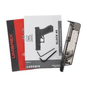 Replika pistolet ASG Glock 45 gen5 MOS 6 mm BB 1J gas