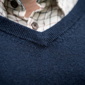 Sweter męski myśliwski Seeland Pine Dark Sapphire