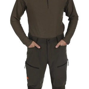 SPODNIE ALASKA myśliwskie, Predator Pro Brown Black z membraną