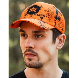 CZAPKA ALASKA myśliwska w kamuflażu BlindTech Blaze czapka z daszkiem
